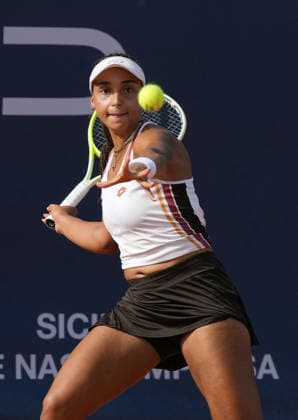 37th WTA, Tennis Damen Palermo Ladies Open 2026 Jennifer Ruggeri of Italy plays during the 37th Palermo Ladies Open WTA 125 in Palermo, Italy, on July 22, 2026. Palermo Italy  Copyright: xGabrielexMaricchiolox originalFilename:maricchiolo-37thwtap260722_nplTR.jpg