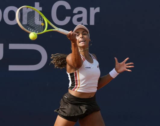 37th WTA, Tennis Damen Palermo Ladies Open 2026 Jennifer Ruggeri of Italy plays during the 37th Palermo Ladies Open WTA 125 in Palermo, Italy, on July 22, 2026. Palermo Italy  Copyright: xGabrielexMaricchiolox originalFilename:maricchiolo-37thwtap260722_npne0.jpg
