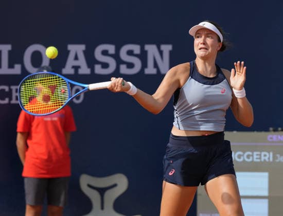 37th WTA, Tennis Damen Palermo Ladies Open 2026 Lola Radivojevic of Serbia plays during the 37th Palermo Ladies Open WTA 125 in Palermo, Italy, on July 22, 2026. Palermo Italy  Copyright: xGabrielexMaricchiolox originalFilename:maricchiolo-37thwtap260722_npKcj.jpg