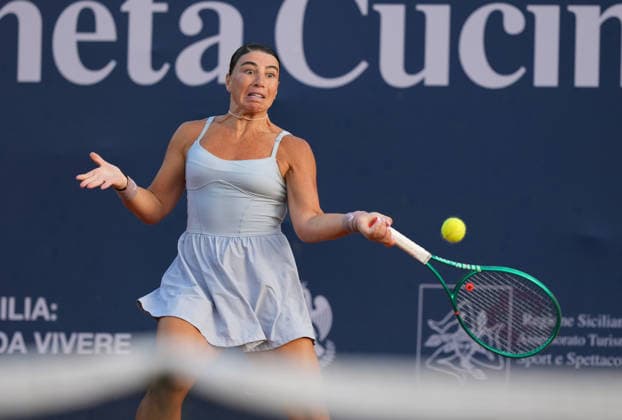 37th WTA, Tennis Damen Palermo Ladies Open 2026 Ekaterina Gorgodze of Georgia plays during the 37th Palermo Ladies Open WTA 125 in Palermo, Italy, on July 22, 2026. Palermo Italy  Copyright: xGabrielexMaricchiolox originalFilename:maricchiolo-37thwtap260722_npxWf.jpg