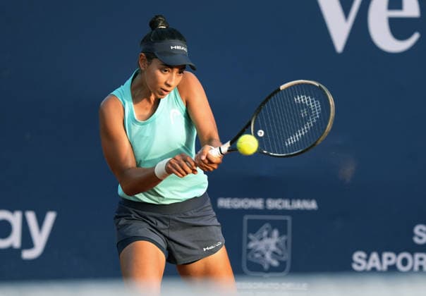 37th WTA, Tennis Damen Palermo Ladies Open 2026 Yasmine Kabbaj of Morocco plays during the 37th Palermo Ladies Open WTA 125 in Palermo, Italy, on July 22, 2026. Palermo Italy  Copyright: xGabrielexMaricchiolox originalFilename:maricchiolo-37thwtap260722_npZzv.jpg