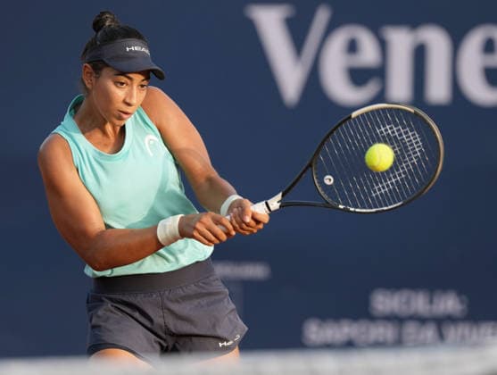 37th WTA, Tennis Damen Palermo Ladies Open 2026 Yasmine Kabbaj of Morocco plays during the 37th Palermo Ladies Open WTA 125 in Palermo, Italy, on July 22, 2026. Palermo Italy  Copyright: xGabrielexMaricchiolox originalFilename:maricchiolo-37thwtap260722_npa3N.jpg