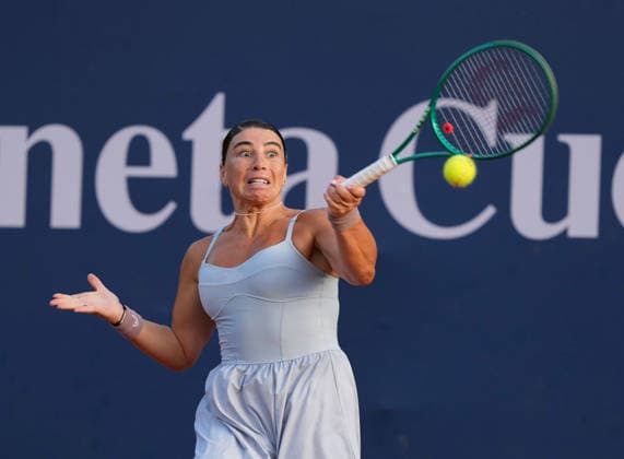 37th WTA, Tennis Damen Palermo Ladies Open 2026 Ekaterina Gorgodze of Georgia plays during the 37th Palermo Ladies Open WTA 125 in Palermo, Italy, on July 22, 2026. Palermo Italy  Copyright: xGabrielexMaricchiolox originalFilename:maricchiolo-37thwtap260722_npFyO.jpg