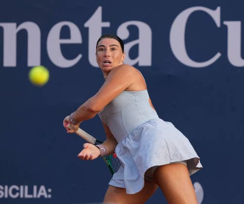 37th WTA, Tennis Damen Palermo Ladies Open 2026 Ekaterina Gorgodze of Georgia plays during the 37th Palermo Ladies Open WTA 125 in Palermo, Italy, on July 22, 2026. Palermo Italy  Copyright: xGabrielexMaricchiolox originalFilename:maricchiolo-37thwtap260722_npTlQ.jpg
