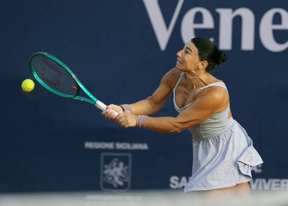 37th WTA, Tennis Damen Palermo Ladies Open 2026 Ekaterina Gorgodze of Georgia plays during the 37th Palermo Ladies Open WTA 125 in Palermo, Italy, on July 22, 2026. Palermo Italy  Copyright: xGabrielexMaricchiolox originalFilename:maricchiolo-37thwtap260722_np0Hz.jpg