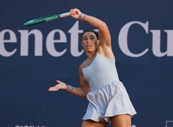 37th WTA, Tennis Damen Palermo Ladies Open 2026 Ekaterina Gorgodze of Georgia plays during the 37th Palermo Ladies Open WTA 125 in Palermo, Italy, on July 22, 2026. Palermo Italy  Copyright: xGabrielexMaricchiolox originalFilename:maricchiolo-37thwtap260722_npe6q.jpg