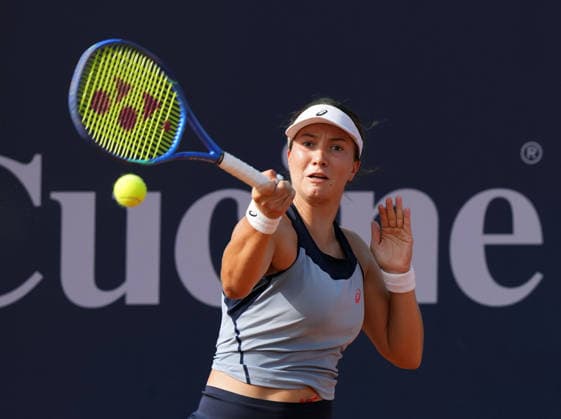 37th WTA, Tennis Damen Palermo Ladies Open 2026 Lola Radivojevic of Serbia plays during the 37th Palermo Ladies Open WTA 125 in Palermo, Italy, on July 22, 2026. Palermo Italy  Copyright: xGabrielexMaricchiolox originalFilename:maricchiolo-37thwtap260722_npIN9.jpg