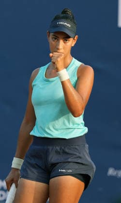 37th WTA, Tennis Damen Palermo Ladies Open 2026 Yasmine Kabbaj of Morocco plays during the 37th Palermo Ladies Open WTA 125 in Palermo, Italy, on July 22, 2026. Palermo Italy  Copyright: xGabrielexMaricchiolox originalFilename:maricchiolo-37thwtap260722_npNml.jpg