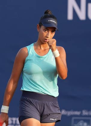 37th WTA, Tennis Damen Palermo Ladies Open 2026 Yasmine Kabbaj of Morocco plays during the 37th Palermo Ladies Open WTA 125 in Palermo, Italy, on July 22, 2026. Palermo Italy  Copyright: xGabrielexMaricchiolox originalFilename:maricchiolo-37thwtap260722_npPK3.jpg
