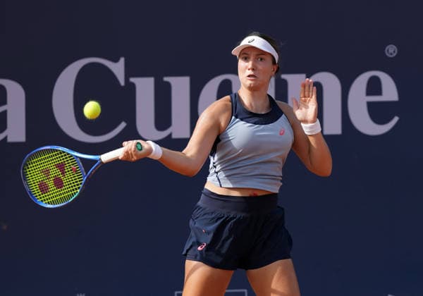 37th WTA, Tennis Damen Palermo Ladies Open 2026 Lola Radivojevic of Serbia plays during the 37th Palermo Ladies Open WTA 125 in Palermo, Italy, on July 22, 2026. Palermo Italy  Copyright: xGabrielexMaricchiolox originalFilename:maricchiolo-37thwtap260722_npszN.jpg