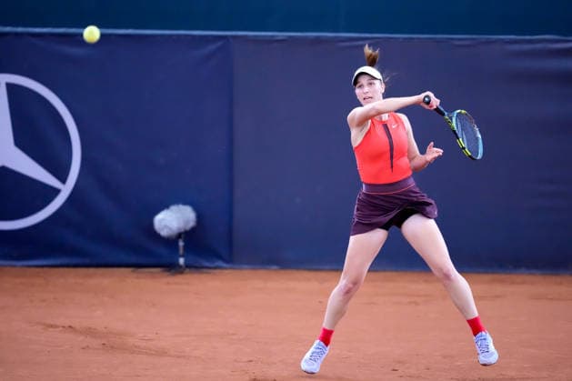 MSC Hamburg Ladies Open - Day 3 Fifth seed Tamara Korpatsch of Germany plays against Julia Stusek of Germany during their round of 16 match at the 2026 MSC Hamburg Ladies Open women s tennis tournament at Am Rothenbaum in Hamburg, Germany. Hamburg Hamburg Germany  Copyright: xOwenxHammondx originalFilename:hammond-2026msch260722_np9EX.jpg