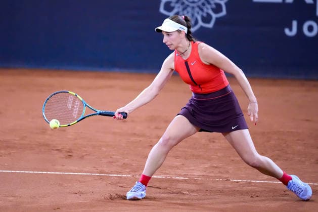 MSC Hamburg Ladies Open - Day 3 Fifth seed Tamara Korpatsch of Germany plays against Julia Stusek of Germany during their round of 16 match at the 2026 MSC Hamburg Ladies Open women s tennis tournament at Am Rothenbaum in Hamburg, Germany. Hamburg Hamburg Germany  Copyright: xOwenxHammondx originalFilename:hammond-2026msch260722_npYum.jpg