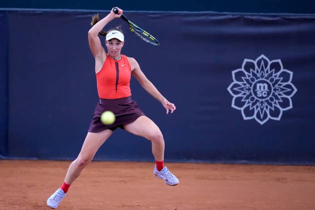 MSC Hamburg Ladies Open - Day 3 Fifth seed Tamara Korpatsch of Germany plays against Julia Stusek of Germany during their round of 16 match at the 2026 MSC Hamburg Ladies Open women s tennis tournament at Am Rothenbaum in Hamburg, Germany. Hamburg Hamburg Germany  Copyright: xOwenxHammondx originalFilename:hammond-2026msch260722_np6As.jpg