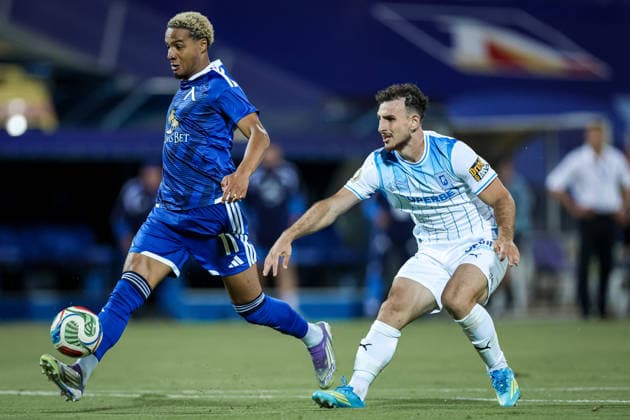 Football - UEFA Champion™s League - Second qualifying round - PFC Levski vs Universitatea Craiova - 22.07.2026 Armstrong Oko-Flex and Anzor Mekvabishvili Copyright: xYulianxTodorovx