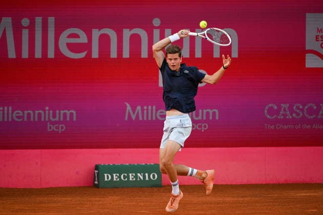 July 22, 2026, Lisbon, Lisbon, Portugal: ALEXANDER BLOCKX in action during the Round of 16 at the Millennium Estoril Open ATP, Tennis Herren tennis tournament at Clube de Tenis do Estoril. Lisbon Portugal - ZUMAr238 20260722_zip_r238_070 Copyright: xRicardoxRochax
