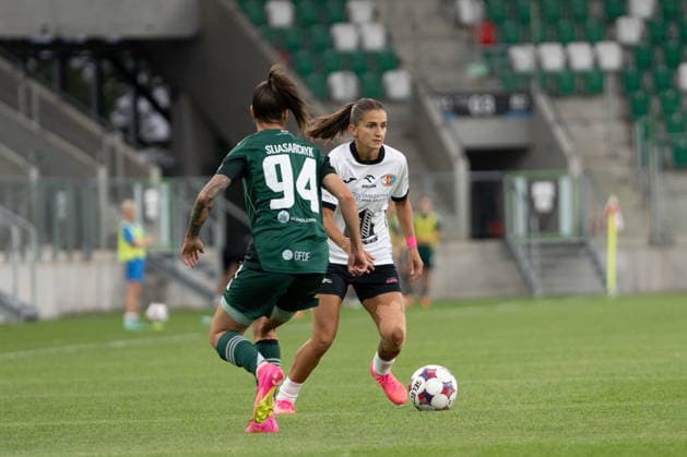 SOSNOWIEC 22.07.2026 MECZ I RUNDA KWALIFIKACJI LIGA MISTRZOW SEZON 2026 27 CZARNI SOSNOWIEC - LUSSO NIKE -- UEFA WOMEN S CHAMPIONS LEAGUE QUALIFYING FIRST ROUND MATCH CZARNI SOSNOWIEC - LUSSO NIKE NIKOL KALETKA YULIA SLESARCHIK FOT. MATEUSZ WIEWIORKA 400mm.pl NEWSPIX.PL --- newspix.pl POLAND OUT! 