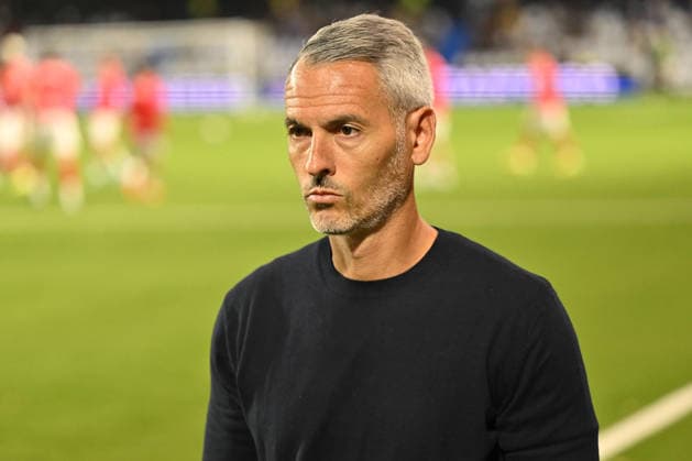 ZELEZNICAR PANCEVO vs BRAGA CARLOS VICENS coach football Zeleznicar Pancevo vs Braga UEFA Conference league qualifications match at SC Mladost stadium, Pancevo 22.07.2026 Foto: FOOTBALL, UEFA CONFERENCE LEAGUE, ZELEZNICAR PANCEVO, BRAGA, QUALIFICATIONS Pancevo SC Mladost stadium Serbia Copyright: xMarkoxMetlas xMNxPressx