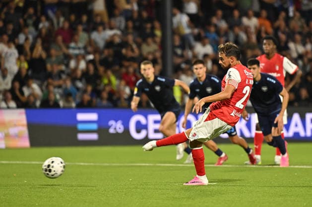 ZELEZNICAR PANCEVO vs BRAGA RICARDO HORTA football Zeleznicar Pancevo vs Braga UEFA Conference league qualifications match at SC Mladost stadium, Pancevo 22.07.2026 Foto: FOOTBALL, UEFA CONFERENCE LEAGUE, ZELEZNICAR PANCEVO, BRAGA, QUALIFICATIONS Pancevo SC Mladost stadium Serbia Copyright: xMarkoxMetlas xMNxPressx