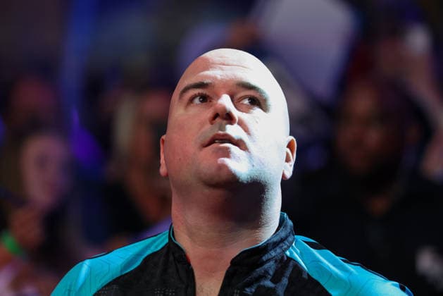 RECORD DATE NOT STATED 22nd July 2026, Winter Gardens, Blackpool, Lancashire, England; 2026 Betfred World Matchplay Darts, Day Five; Rob Cross during his walk on AidanxHunter