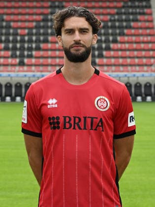 22.07.2026, xjhx, Fussball 3.Liga, SV Wehen Wiesbaden Porträttermin 2026 2027, Fototermin Saison 2026 27 v.l. Nikolas Agrafiotis (SV Wehen Wiesbaden) Wiesbaden *** July 22, 2026, xjhx, Soccer 3rd Division, SV Wehen Wiesbaden Photo Shoot 2026–2027, Photo Session for the 2026–27 Season, from left: Nikolas Agrafiotis, SV Wehen Wiesbaden, Wiesbaden