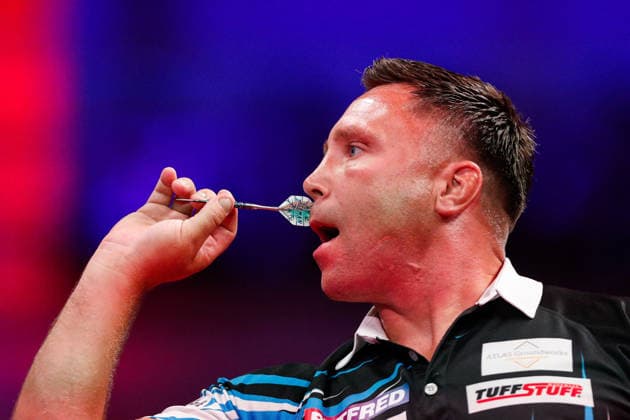 Betfred World Matchplay Gerwyn Price during Round Two of the 2026 Betfred World Matchplay at Winter Gardens, Blackpool 22 07 2026 UK Newspapers OUT Copyright: xMaxxTomlinsonx FIL-23648-0026