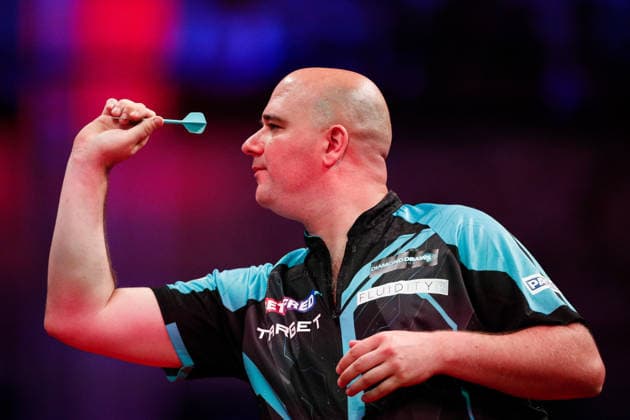 Betfred World Matchplay Rob Cross during Round Two of the 2026 Betfred World Matchplay at Winter Gardens, Blackpool 22 07 2026 UK Newspapers OUT Copyright: xMaxxTomlinsonx FIL-23648-0028