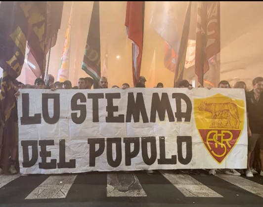 SOCCER - Other - AS Roma - Celebrating the Giallorossi club s 99th anniversary. Photo by IPA ABACAPRESS.COM86906586 - Roma Festival. Banner (Photo by Gino Mancini) Roma Italy  Copyright: xIPAxSport ABACAx