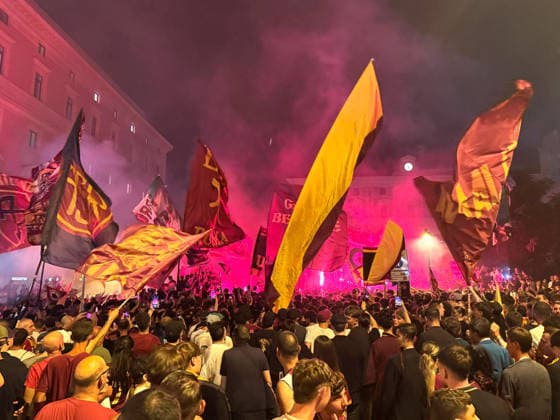 SOCCER - Other - AS Roma - Celebrating the Giallorossi club s 99th anniversary. Photo by IPA ABACAPRESS.COM86906593 - Festa della Roma (Photo by Gino Mancini) Roma Italy  Copyright: xIPAxSport ABACAx