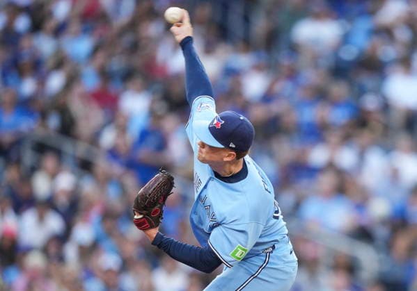 July 22, 2026, Toronto, On, CANADA: Toronto Blue Jays pitcher Braydon Fisher (63) pitches against the Tampa Bay Rays during first inning MLB, Baseball Herren, USA baseball action in Toronto on Wednesday, July 22, 2026. Canada News - July 22, 2026  - ZUMAc35_ 20260722_zaf_c35_110 Copyright: xNathanxDenettex
