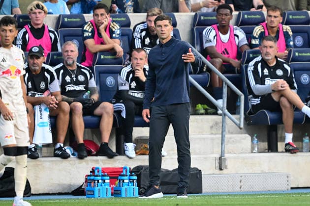 CHESTER, PA - JULY 22: Philadelphia Union Interim head coach Ryan Richter reacts during the game between the Philadelphia Union and the New York Red Bulls on July 22nd, 2026 at Subaru Park in Chester, PA. (Photo by Terence Lewis Icon Sportswire) SOCCER: JUL 22 MLS, Fussball Herren, USA Philadelphia Union vs Red Bull New York EDITORIAL USE ONLY Icon260722010