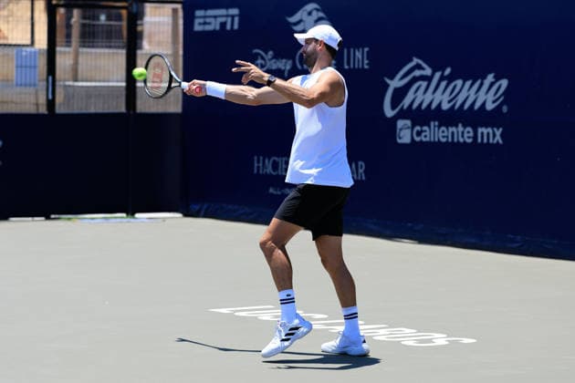 LOS CABOS TENNIS OPEN 2026 LOS CABOS TENNIS OPEN 2026 TRAINING GRIGOR DIMITROV 22072026 LOS CABOS, MEXICO. Action photo of Grigor Dimitrov of Bulgaria, during a training session at the Cabo Sorts Complex, prior to the start of the Los Cabos Tennis Open 2026 in Baja California, Mexico. Foto de accion de Grigor Dimitrov de Bulgaria, durante una sesion de entrenamiento en el Cabo Sports Complex, previa al arranque del Los Cabos Tennis Open 2026 en Baja California, Mexico. PHOTO BY IMAGENSHOP AGENCIA FOTOGRAFICA *** LOS CABOS TENNIS OPEN 2026 LOS CABOS TENNIS OPEN 2026 TRAINING GRIGOR DIMITROV 07 22 2026 LOS CABOS, MEXICO Action photo of Grigor Dimitrov of Bulgaria during a training session at the Cabo Sports Complex prior to the start of the 2026 Los Cabos Tennis Open in Baja California, Mexico Action photo of Grigor Dimitrov of Bulgaria, during a training session at the Cabo Sports Complex, ahead of the start of the Los Cabos Tennis Open 2026 in Baja California, Mexico PHOTO BY IMAGENSHOP PHOTO AGENCY Copyright: xIMAGENSHOPxAGENCIAxFOTOGRAFICAx