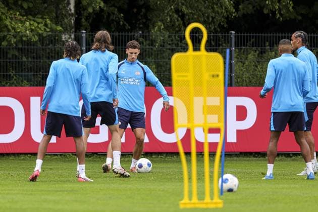 MARIENFELD , 23-07-2026 , trainingsfield Hotel-Residence Klosterpforte , season 2026 2027 , Dutch pre-season football , training PSV , picture shows PSV Player Ruben van Bommel PSV training camp 23-07-2026  x205161343x Copyright: