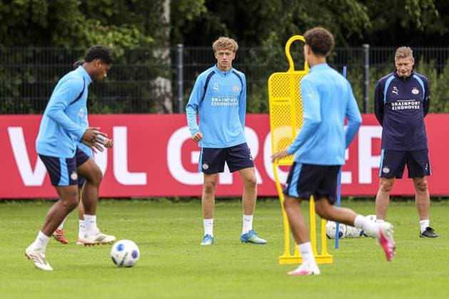 MARIENFELD , 23-07-2026 , trainingsfield Hotel-Residence Klosterpforte , season 2026 2027 , Dutch pre-season football , training PSV , picture shows PSV Player Sven Mijnans PSV training camp 23-07-2026  x205161351x Copyright: