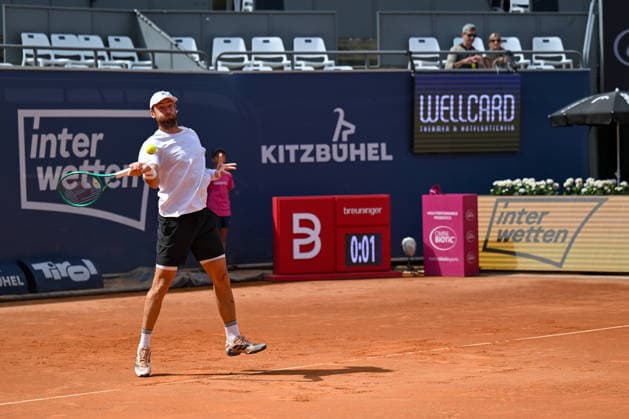 TENNIS - ATP, Tennis Herren Generali Open 2026 KITZBUEHEL,AUSTRIA,23.JUL.26 - TENNIS - ATP World Tour, Generali Open. Image shows Quentin Halys (FRA).  GEPAxpictures xDanielxSchoenherr