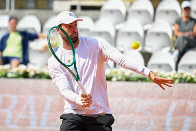 TENNIS - ATP, Tennis Herren Generali Open 2026 KITZBUEHEL,AUSTRIA,23.JUL.26 - TENNIS - ATP World Tour, Generali Open. Image shows Quentin Halys (FRA).  GEPAxpictures xDanielxSchoenherr