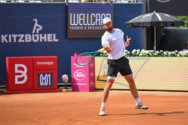 TENNIS - ATP, Tennis Herren Generali Open 2026 KITZBUEHEL,AUSTRIA,23.JUL.26 - TENNIS - ATP World Tour, Generali Open. Image shows Quentin Halys (FRA).  GEPAxpictures xDanielxSchoenherr