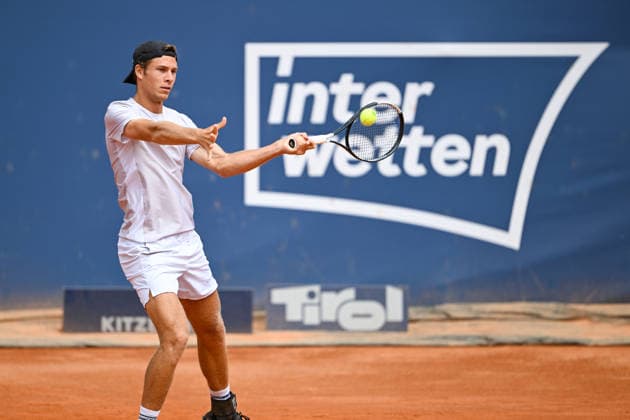 TENNIS - ATP, Tennis Herren Generali Open 2026 KITZBUEHEL,AUSTRIA,23.JUL.26 - TENNIS - ATP World Tour, Generali Open. Image shows Joel Schwaerzler (AUT).  GEPAxpictures xDanielxSchoenherr