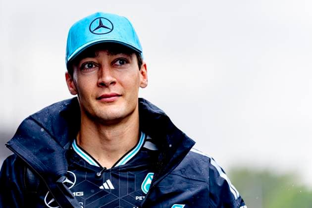 BUDAPEST - Formula 1 driver George Russell of Mercedes AMG-Petronas Formula One Team during the Formula 1 Hungary at the Hungaroring circuit on July 23, 2026 in Budapest, Hungary. (Photo by DeFodi Images) - *** BUDAPEST: Mercedes AMG Petronas Formula One Team driver George Russell during the Formula 1 Hungarian Grand Prix at the Hungaroring circuit on July 23, 2026, in Budapest, Hungary. Photo by DeFodi Images