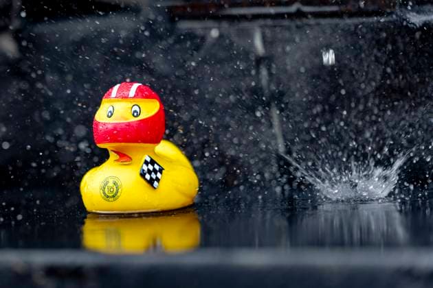 BUDAPEST - Rain during the Formula 1 Hungary at the Hungaroring circuit on July 23, 2026 in Budapest, Hungary. (Photo by DeFodi Images) - *** BUDAPEST: Rain during the Formula 1 Hungarian Grand Prix at the Hungaroring circuit on July 23, 2026, in Budapest, Hungary. Photo by DeFodi Images