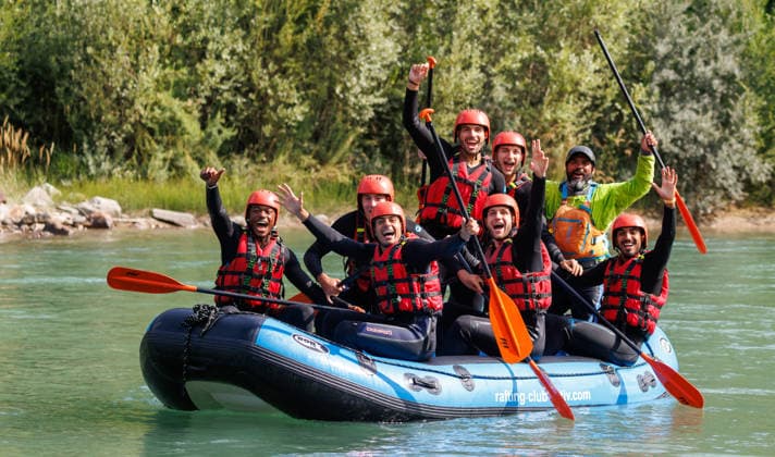 23.07.2026 - Fussball - 2. Fussball-Bundesliga - Saison 2026 2027 - 1. FC Nürnberg FCN Club - Trainingslager Sommer Sommertrainingslager Gais - Bruneck - Südtirol - Zink DaMa - xdaxmax -Teamevent - Rafting - Bootsbesatung - Ioannis Masouras (21, 1. FC Nürnberg FCN ) Alexios Kalogeropoulos (4, 1. FC Nürnberg FCN ) Rayan Ghrieb (7, 1. FC Nürnberg FCN ) Adam Markhiev (6, 1. FC Nürnberg FCN ) Javier Fernandez (8, 1. FC Nürnberg FCN ) Styopa Mkrtchyan (5, 1. FC Nürnberg FCN ) Mohamed Ali Zoma (23, 1. FC Nürnberg FCN ) freuen sich auf dem Boot *** July 23, 2026 Soccer 2 Bundesliga 2026–2027 Season 1 FC Nuremberg (FCN) Club Summer Training Camp Summer Training Camp in Gais, Brunico, South Tyrol Zink DaMa xdaxmax Team Event: Rafting, Boat Crew: Ioannis Masouras 21, 1 FC Nuremberg (FCN) Alexios Kalogeropoulos 4, 1 FC Nuremberg (FCN) Rayan Ghrieb 7, 1 FC Nuremberg (FCN) Adam Markhiev 6, 1 FC Nuremberg FCN Javier Fernandez 8, 1 FC Nuremberg FCN Styopa Mkrtchyan 5, 1 FC Nuremberg FCN Mohamed Ali Zoma 23, 1 FC Nuremberg FCN are having fun on the boat