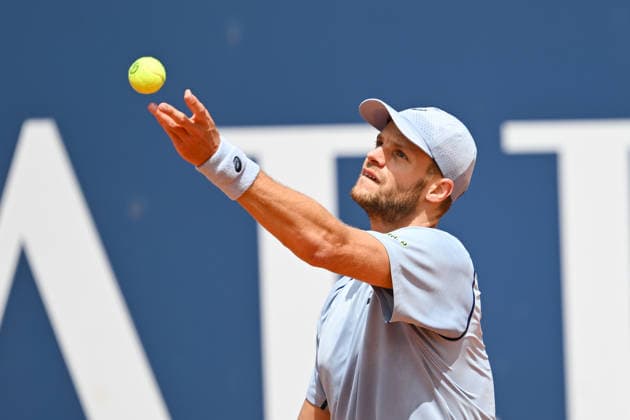 TENNIS - ATP, Tennis Herren Generali Open 2026 KITZBUEHEL,AUSTRIA,23.JUL.26 - TENNIS - ATP World Tour, Generali Open. Image shows Yannick Hanfmann (GER).  GEPAxpictures xDanielxSchoenherr