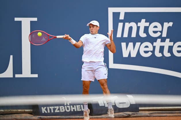 TENNIS - ATP, Tennis Herren Generali Open 2026 KITZBUEHEL,AUSTRIA,23.JUL.26 - TENNIS - ATP World Tour, Generali Open. Image shows Sebastian Baetz (ARG).  GEPAxpictures xDanielxSchoenherr