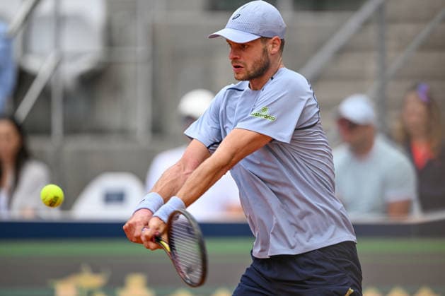 TENNIS - ATP, Tennis Herren Generali Open 2026 KITZBUEHEL,AUSTRIA,23.JUL.26 - TENNIS - ATP World Tour, Generali Open. Image shows Yannick Hanfmann (GER).  GEPAxpictures xDanielxSchoenherr