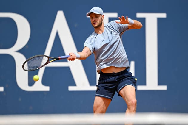 TENNIS - ATP, Tennis Herren Generali Open 2026 KITZBUEHEL,AUSTRIA,23.JUL.26 - TENNIS - ATP World Tour, Generali Open. Image shows Yannick Hanfmann (GER).  GEPAxpictures xDanielxSchoenherr