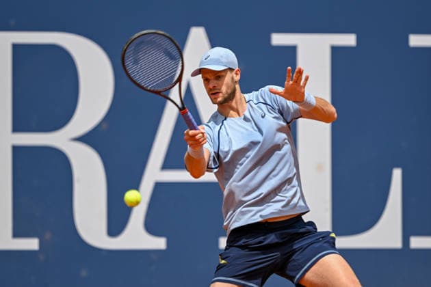 TENNIS - ATP, Tennis Herren Generali Open 2026 KITZBUEHEL,AUSTRIA,23.JUL.26 - TENNIS - ATP World Tour, Generali Open. Image shows Yannick Hanfmann (GER).  GEPAxpictures xDanielxSchoenherr