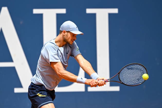 TENNIS - ATP, Tennis Herren Generali Open 2026 KITZBUEHEL,AUSTRIA,23.JUL.26 - TENNIS - ATP World Tour, Generali Open. Image shows Yannick Hanfmann (GER).  GEPAxpictures xDanielxSchoenherr