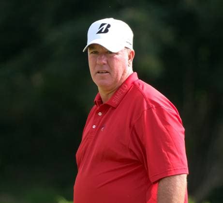 UK: The ISPS HANDA Senior Open Championship at King‚Äôs Course, Gleneagles, Scotland on 23 July 2026: Pictured: Boo Weekley (USA) on the 2nd green during the first round of the ISPS Handa Senior Open Championship 2026 Gleneagles King‚Äôs Course Scotland Scotland Copyright: xAlexxToddx