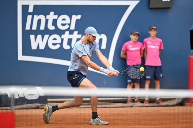 TENNIS - ATP, Tennis Herren Generali Open 2026 KITZBUEHEL,AUSTRIA,23.JUL.26 - TENNIS - ATP World Tour, Generali Open. Image shows Yannick Hanfmann (GER).  GEPAxpictures xDanielxSchoenherr