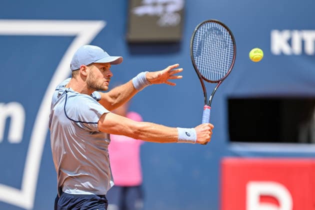 TENNIS - ATP, Tennis Herren Generali Open 2026 KITZBUEHEL,AUSTRIA,23.JUL.26 - TENNIS - ATP World Tour, Generali Open. Image shows Yannick Hanfmann (GER).  GEPAxpictures xDanielxSchoenherr