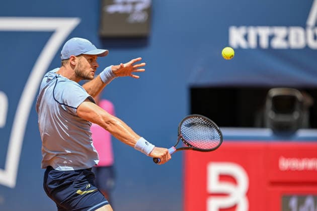 TENNIS - ATP, Tennis Herren Generali Open 2026 KITZBUEHEL,AUSTRIA,23.JUL.26 - TENNIS - ATP World Tour, Generali Open. Image shows Yannick Hanfmann (GER).  GEPAxpictures xDanielxSchoenherr